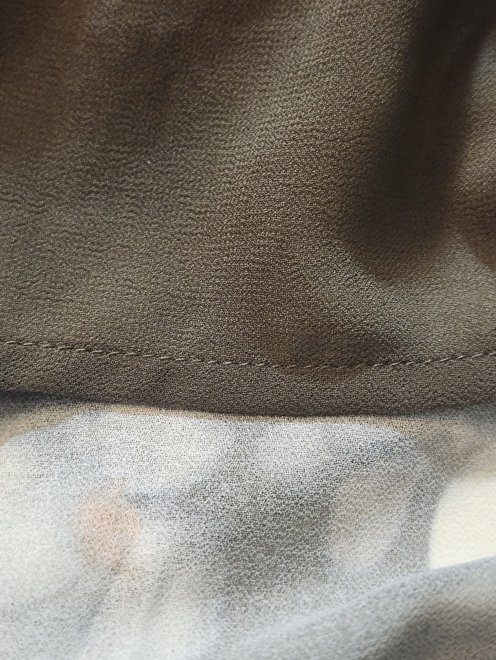 Jilly Box Floral Smocked Midi Dress in Brown and Cream - Picture 9 of 13